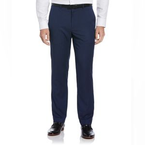 Perry Ellis Comfort Waistband Tailored Fit Navy Pants